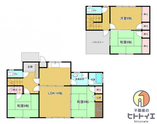 松尾一戸建の外観
