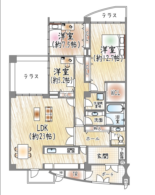 箕面◆ペット可！デザイナーズ物件♪グランドメゾン箕面クレアコート◆の画像