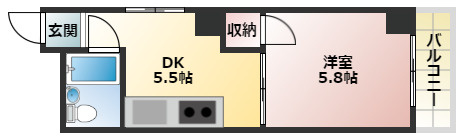 ヒューマンハイツの間取り