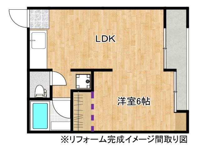 【間取り】 | コーポ出水