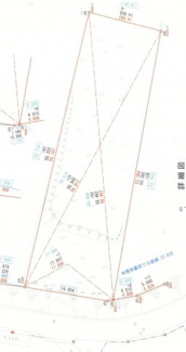 【外観】 | 土地　京王高尾線　めじろ台駅　八王子市　寺田町 | 測量図