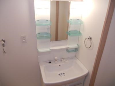 ルクラ京都三条油小路の洗面所|洗面脱衣所