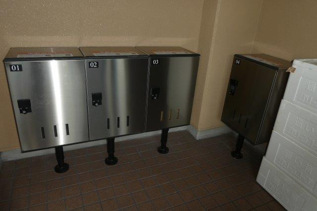 レジデンス辻が花１のその他共用部分|宅配ボックス完備。