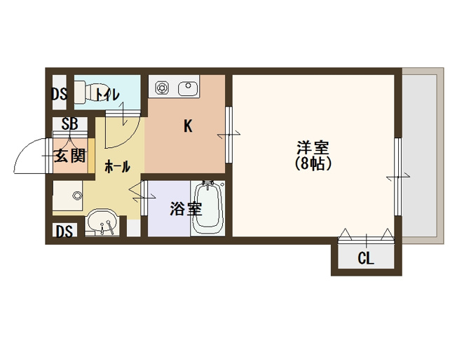 【間取り】 | プレサンスフジ