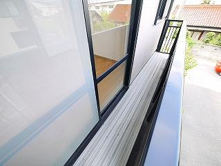 サンコートD棟のバルコニー|落ち着いた時間を過ごせるバルコニーです