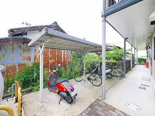 サンコートD棟のその他共用部分|駐輪場です