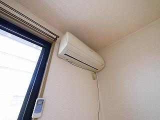 サンコートD棟の設備|エアコンが付いています