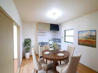 サンコートD棟の居間・リビング|CGで家具等を配置したもので家具等は含まれません