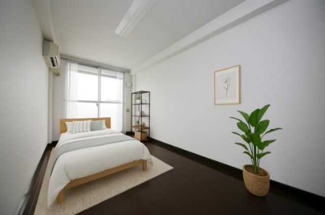 MyRoom旭の居間・リビング|バーチャルステージングの写真となります。家具家電等は付帯しません。参考にご覧ください。