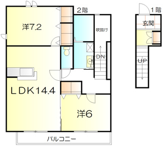 【間取り】 | クレールモリＳ
