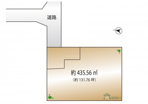 世田谷区成城4丁目　建築条件なし土地の画像
