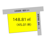 和歌山市栄谷の売地の画像
