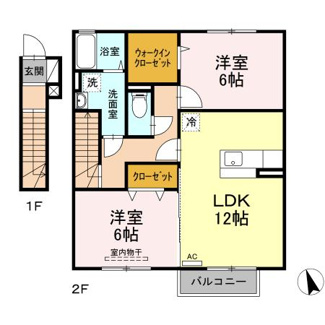 【間取り】 | グランドソレーユⅡ