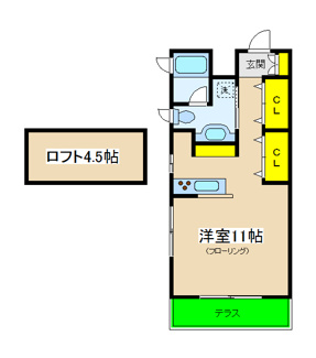 【間取り】 | ヒルズＴＫ | ヒルズＴＫ　間取り