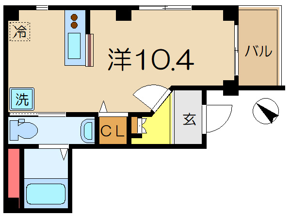 【間取り】 | パルテール蒔田