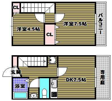 ウイング堺の間取り