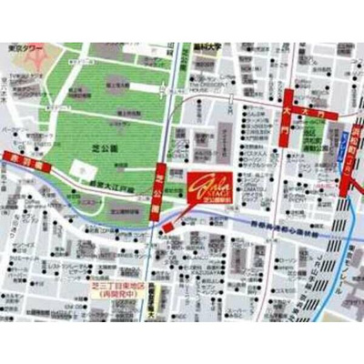 【地図】 | ガラ・ステージ芝公園駅前