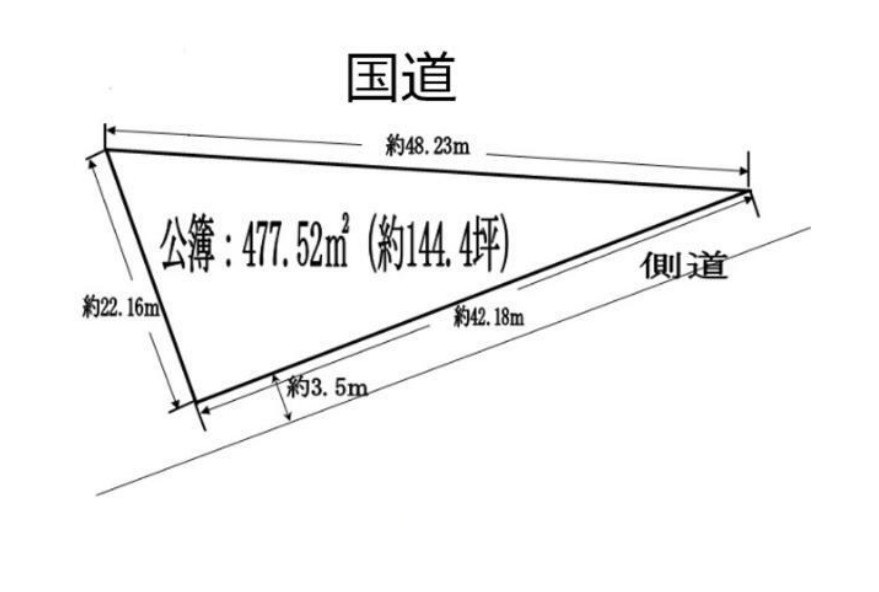 守山市水保町　売土地の土地図