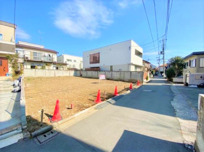 【前面道路含む現地写真】 | 立川市柴崎町4丁目/売地 | 南側3.04ｍ