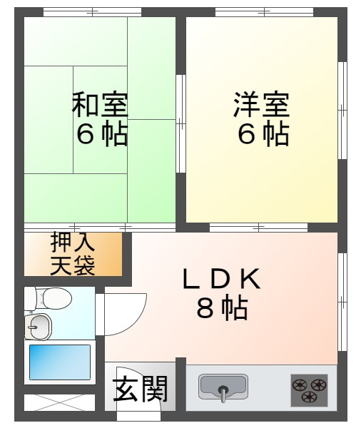 サリーズ千代ヶ丘の間取り
