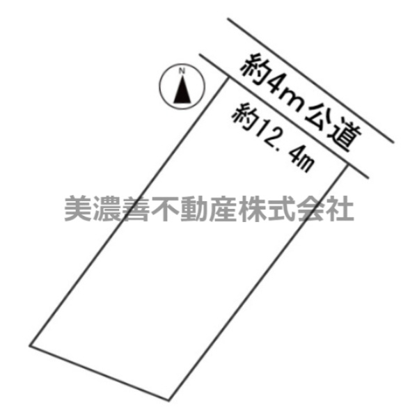 ５６９１１　岐阜市白菊町土地の区画図