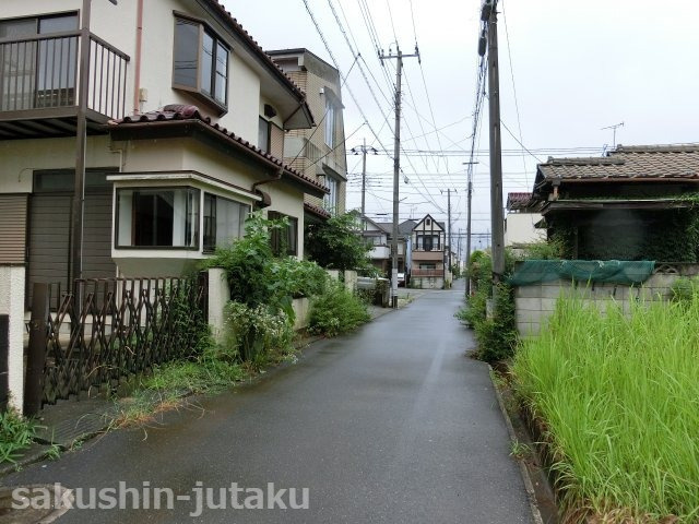 八千代台東３丁目　売地の前面道路含む現地写真