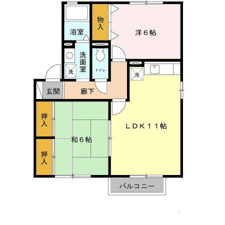 【間取り】 | Ocean Court 1