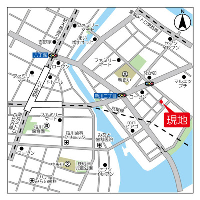 【地図】 | テラス八丁堀