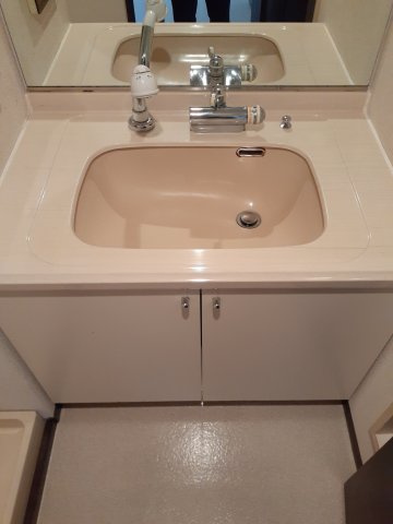 ルネ東松山の独立洗面台|使いやすい独立洗面台です