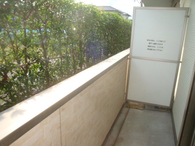 アンプルールフェールフリージアのバルコニー