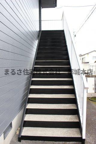 クレス中村のその他共用部分|共用階段です