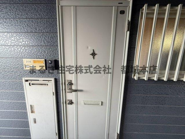 クレス中村の玄関