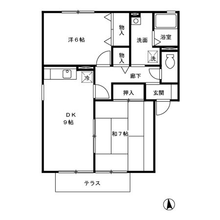 シャルマンハイムの間取り