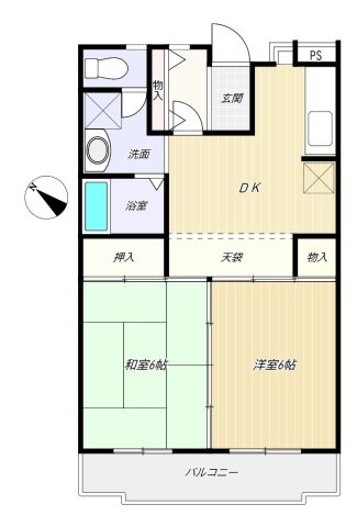 【間取り】 | 大成ハイツ