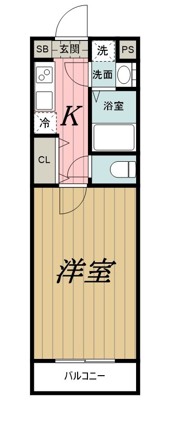 フォルセーヌ本千葉の間取り