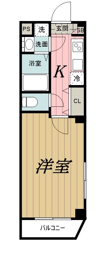 フォルセーヌ本千葉の間取り