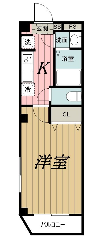 フォルセーヌ本千葉の間取り