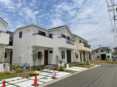 【前面道路含む現地写真】 | 日野市新井新築分譲住宅8棟現場No21
