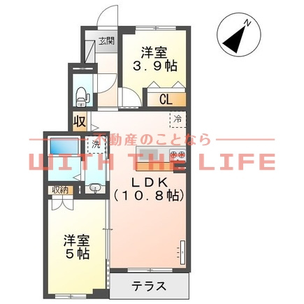 ソレイユ【キャッシュバック対象物件】の間取り
