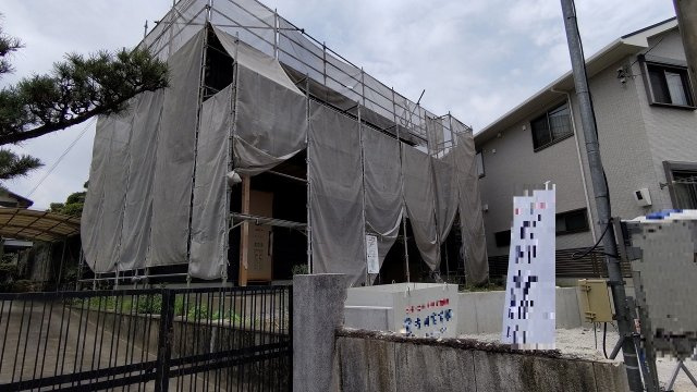 箕面市半町１丁目の新築一戸建の外観