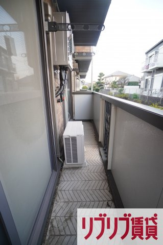 サキクサノ郷のバルコニー