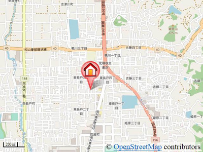 【地図】 | プレジオ　Ａ.Ｂ棟