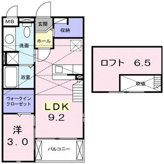 【間取り】 | ラフレシール・メゾン・宮﨑Ⅰ
