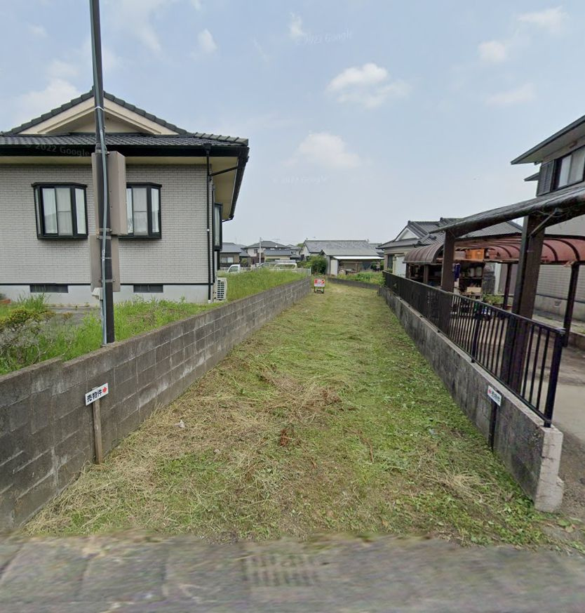 都城市蓑原町の売地の外観