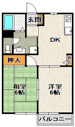セントポーリア鴻池の間取り