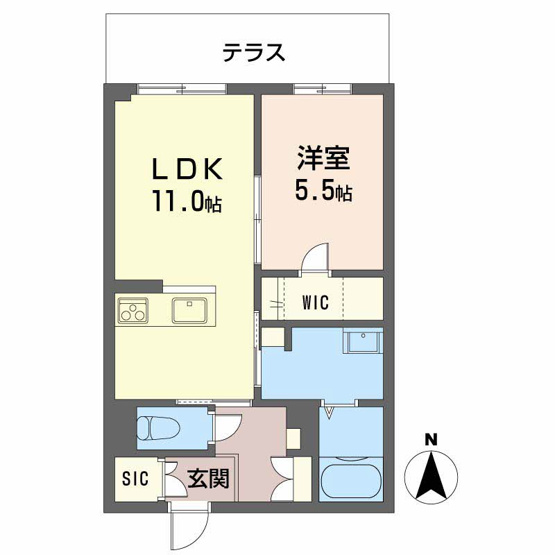 【間取り】 | ベレオ小松原