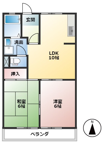 リバティはやの　A