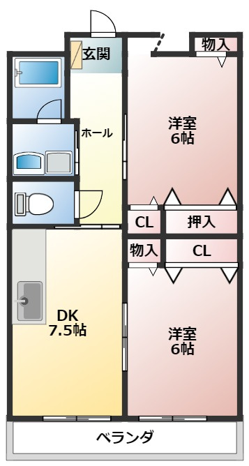 Limpia　ネオライフの間取り