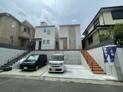 【外観】 | 日野市南平1丁目新築戸建て | 物件の外観です。駐車スペース2台分