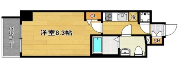 【間取り】 | レジュールアッシュ難波MINAMIⅢ